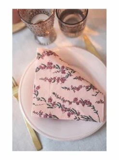 Nuppu Kanerva -lautasliinat 20 kpl