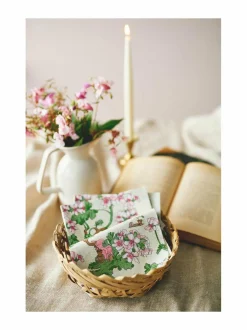 Nuppu Pelargonia -servetti 33 x 33 cm, 20 kpl