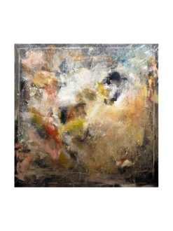 Onnen karnevaali - öljyvärimaalaus, 100x100 cm