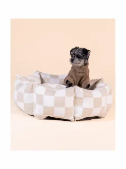 PAIKKA Check Bed Beige