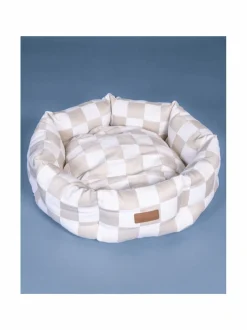 PAIKKA Check Bed Beige