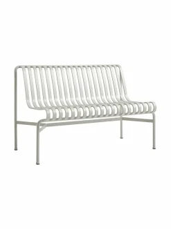 Palissade Dining -penkki selkänojalla 128 x 70 cm