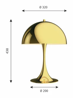 Panthella 320 -pöytävalaisin