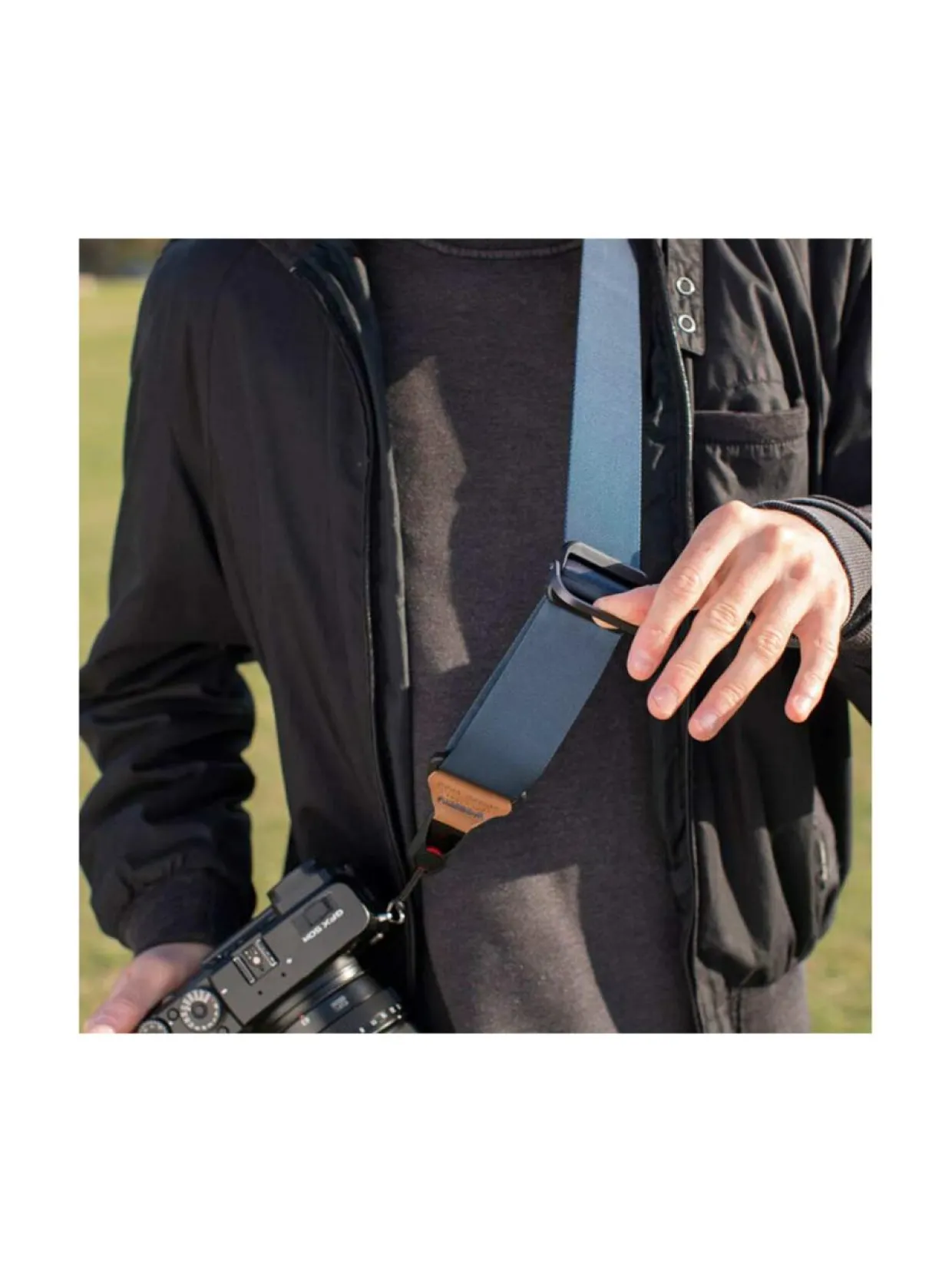 Peak Design Slide v3 kamerahihna + Anchor Mount - Midnight