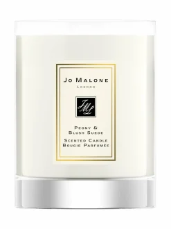 Peony & Blush Suede Travel Candle -tuoksukynttilä 60 g