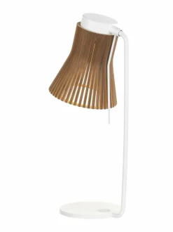 Petite walnut -pöytävalaisin