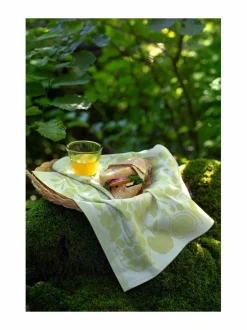 Puutarha- keittiöpyyhe/servietti pellavasekoitteesta