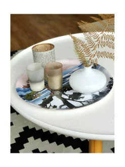 Pyöreä tarjotin Kuninkaanlaavu halk. 35 cm