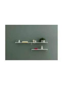 Pythagoras-hyllytasot 3 kpl valkoinen