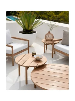 Quatro ulkokaluste sohva-/sivupöytä