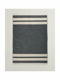 Raidallinen puuvillahuopa 130 x 200 cm