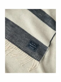 Raidallinen puuvillahuopa 130 x 200 cm