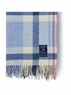 Ruudullinen villapeite 130 x 170 cm