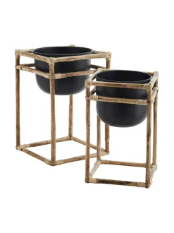 Ruukku ja bambuteline 2kpl setti