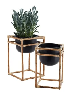 Ruukku ja bambuteline 2kpl setti