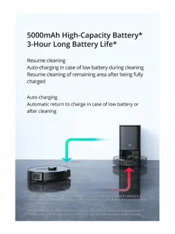 S8 Plus -robottipölynimuri tyhjennystelakalla