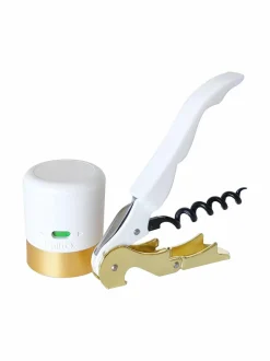 Samppanjan korkki ja pullonavaaja