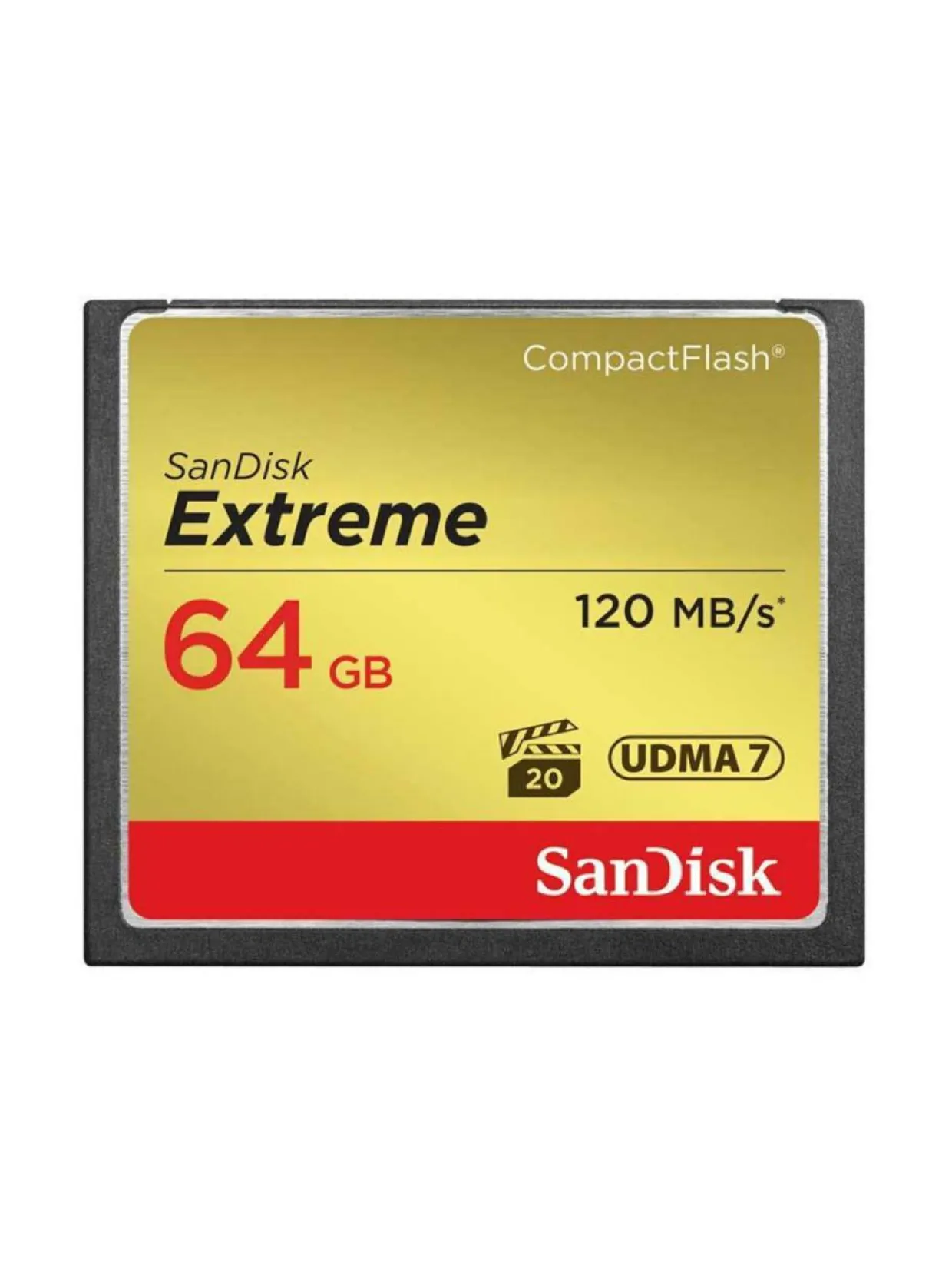 SanDisk Extreme 64GB CompactFlash (120Mb/s) muistikortti