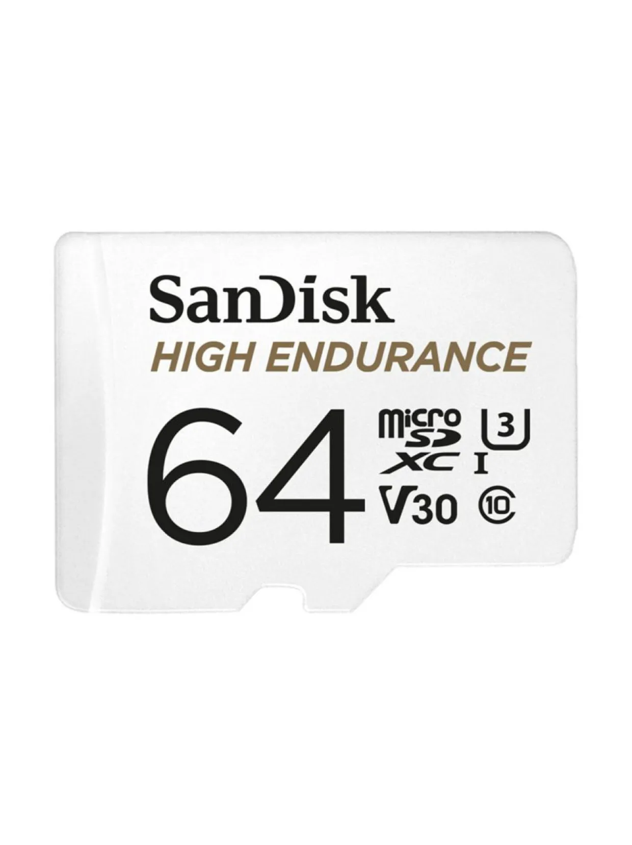 Sandisk High Endurance (U3 / Class 10 / V30) 64GB microSDXC muistikortti