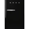 Smeg FAB10HRBL6 Happy Bar jääkaappi, musta oikeakätinen