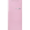 Smeg FAB28LPK5 Jääkaappi, vaaleanpunainen vasenkätinen