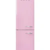 Smeg FAB32LPK5 -jääkaappipakastin, vaaleanpunainen vasenkätinen