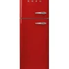 Smeg FAB30LRD5 -jääkaappipakastin, punainen vasenkätinen