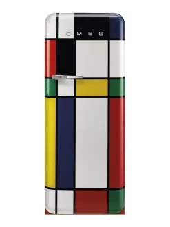 Smeg FAB28RDMC5 Jääkaappi, 'Mondrian' oikeakätinen