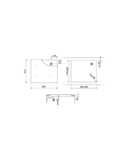 Smeg SIB2641D Universale induktioliesi 60cm