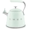 Smeg viheltävä vesipannu WKF01PG, pastellinvihreä