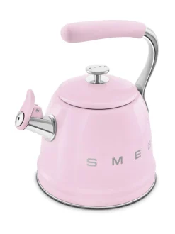 Smeg viheltävä vesipannu WKF01PK, vaaleanpunainen