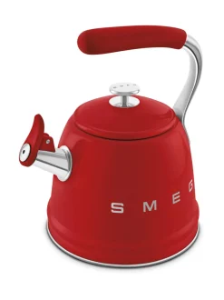 Smeg viheltävä vesipannu WKF01RD, punainen