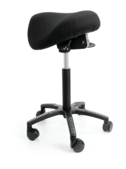 Soft-Satulatuoli, musta kangasverhoilu