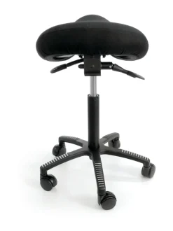 Soft-Satulatuoli, musta kangasverhoilu