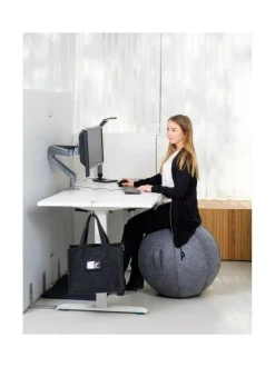 Stoo® Active Ball - Ø65 cm - Tummanharmaa