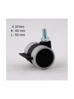 Stoo® Desk Single Compact sähköpöytien pyöräsetti