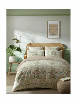 Strawberry Thief -satiinipussilakanasetti