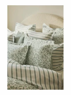 Striped Poplin -pussilakanasetti