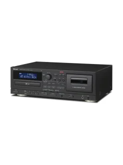 Teac AD-850-SE Kasetti- ja CD-soitin Musta