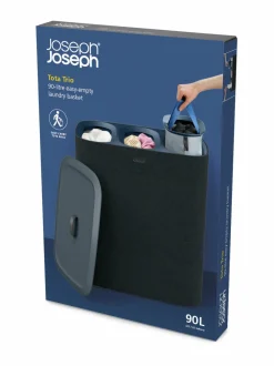 Tota Trio Easy-empty -pyykinlajittelukori 90 l