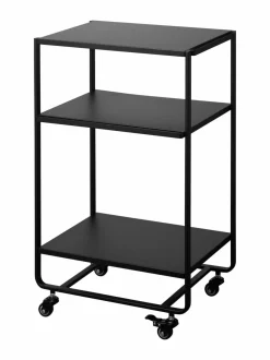 Tower Three-Tier Rolling Server Cart -tarjoiluvaunu 38 x 49 x 81,5 cm