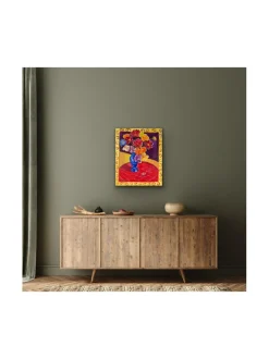 Venus vauhdissa, 55x46cm, akryylimaalaus, Pia Rydman