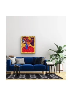 Venus vauhdissa, 55x46cm, akryylimaalaus, Pia Rydman