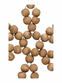 Wooden Snowflake -joulukoriste